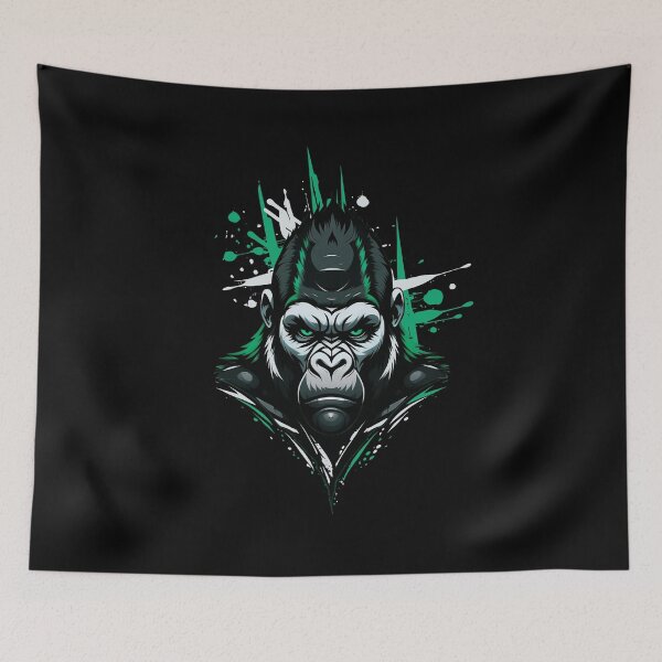 Item preview, Monkey Art - Green designed and sold by StefAnimal.