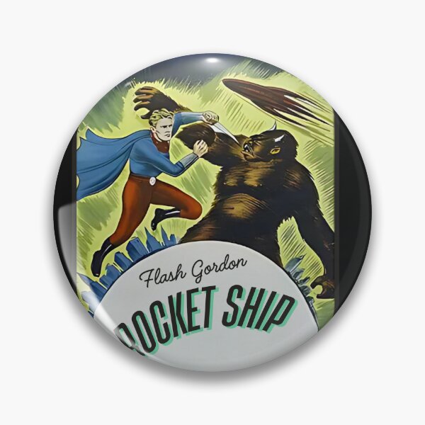 Item preview, Flash Gordon’s Rocket Ship | Retro Sci-Fi Adventure Tribute designed and sold by C-Collectible.
