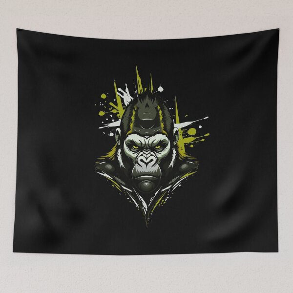 Item preview, Monkey Art - Yellow designed and sold by StefAnimal.