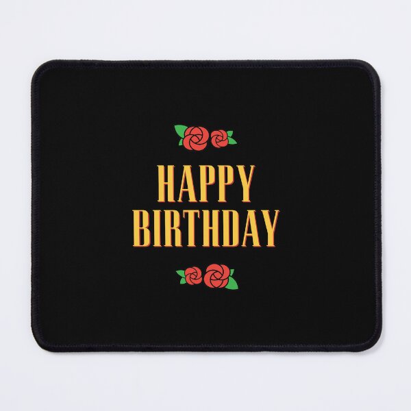 Item preview, Happy Birthday – Guns N' Roses Inspired Design designed and sold by Rodney's Marketplace.