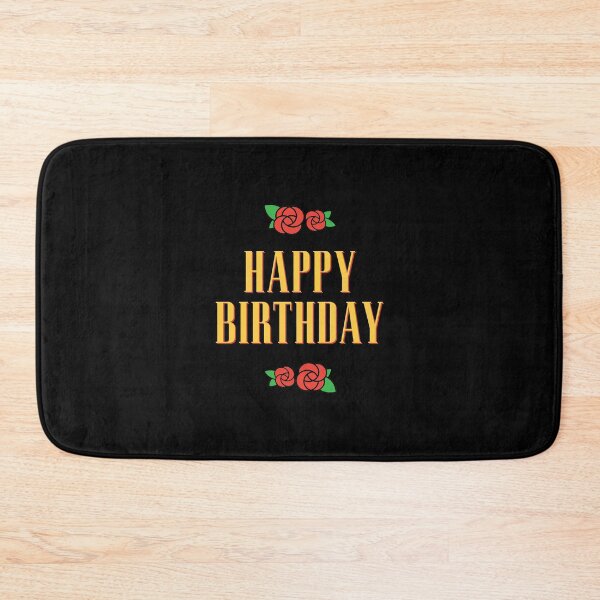 Item preview, Happy Birthday – Guns N' Roses Inspired Design designed and sold by Rodney's Marketplace.