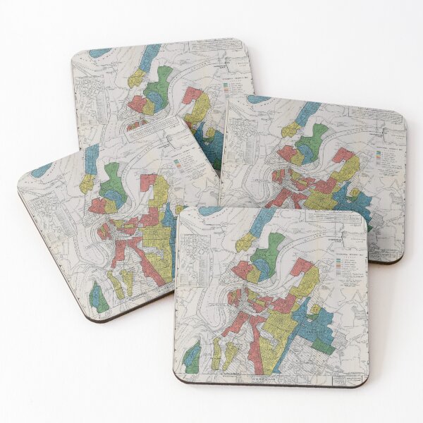 Item preview, Chattanooga Historical Redlining Map designed and sold by rodle04.