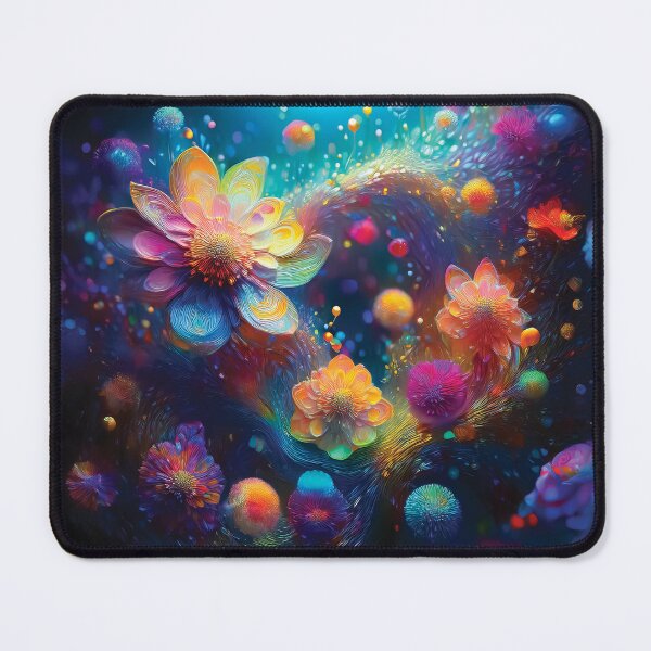 Item preview, Surreal Dreamlike Flowers Melting in a Vibrant Mystical Abstract World design. designed and sold by HEMRO.