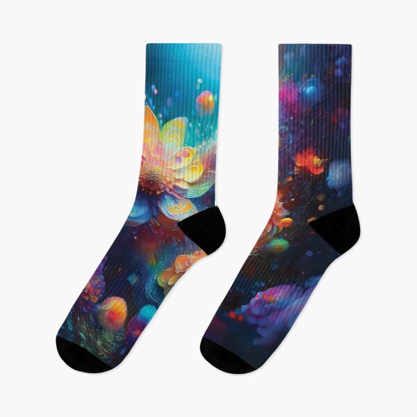 Item preview, Surreal Dreamlike Flowers Melting in a Vibrant Mystical Abstract World design. designed and sold by HEMRO.