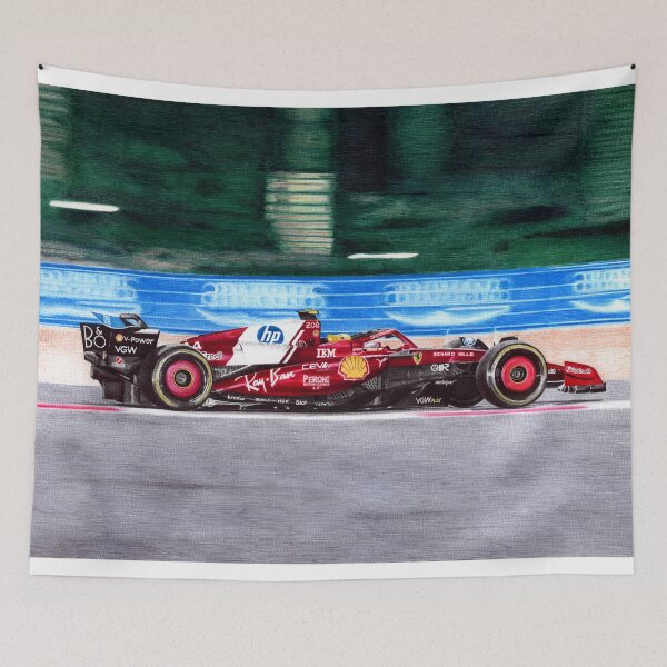 Item preview, Lewis Hamilton in F1 Ferrari SF-25. designed and sold by Car drawings by Pavlo Scherbatyuk.
