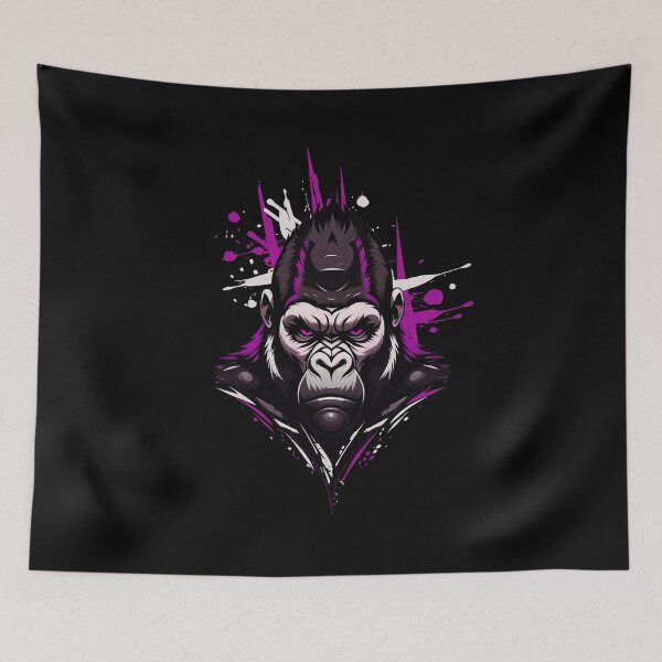 Item preview, Monkey Art - Pink designed and sold by StefAnimal.