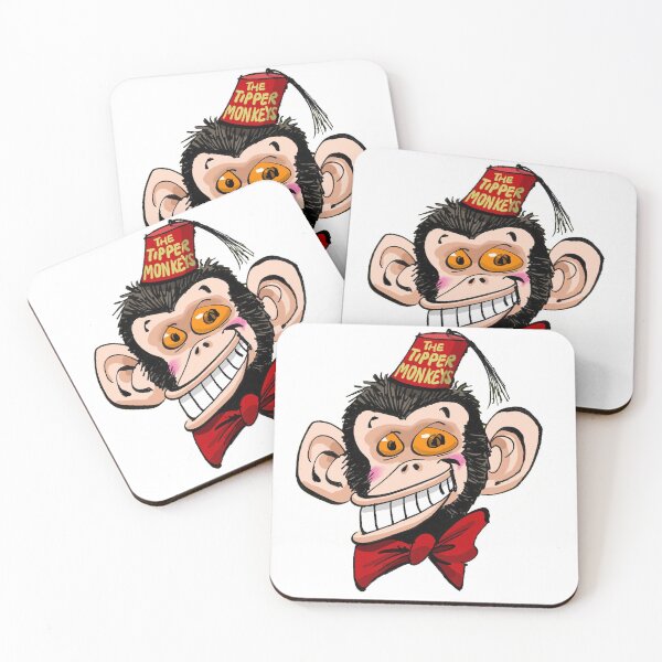 Item preview, Tipper Monkey by Ian Baker designed and sold by IanBakerToons.