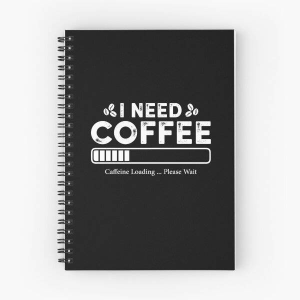Item preview, I Need Coffee - White Text for Dark Shirts designed and sold by ViewElegance ⭐⭐⭐⭐⭐.