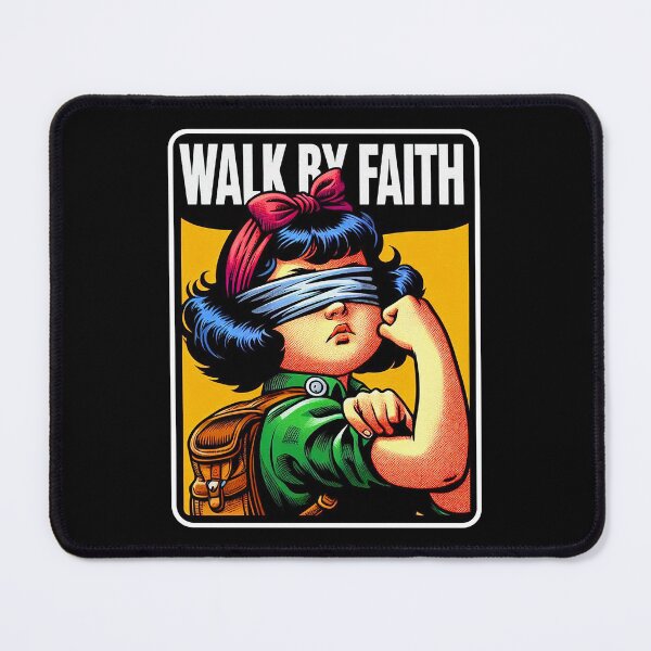 Item preview, 2 Corinthians 5:7 For We Walk By Faith Not By Sight designed and sold by plushism.