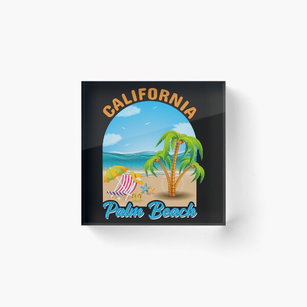 Item preview, California Palm Beach Summer Ocean Waves designed and sold by Faiza Styles.