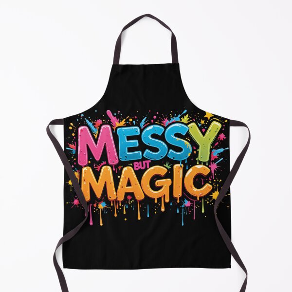 Item preview, MESSY BUT MAGIC - Bold 3D Typography with Playful Paint Splatters designed and sold by BrushRushX.
