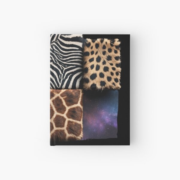 Item preview, Surreal Animal Fur Collage – Tiger, Zebra, Giraffe & Cheetah Textures with Cosmic Glitch Effect designed and sold by ArtiQreate.