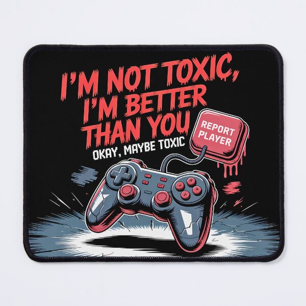 Item preview, Not Toxic Just Better Than You Gaming Hoodie - Sarcastic Gamer Tee with Edgy Esports Meme Design designed and sold by pnidesign.