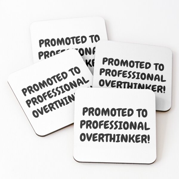 Item preview, Promoted to Professional Overthinker – Funny Anxiety & Mental Load Design designed and sold by TheCreativeVLT.