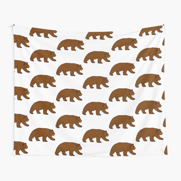 Item preview, Brown bear designed and sold by Leapingdoe.