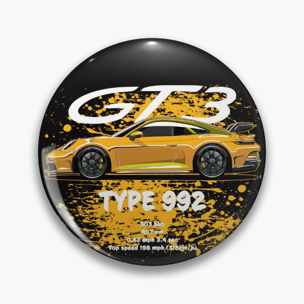 Item preview, GT3 Type 992 German Sports Car illustration designed and sold by Rifart Shop.