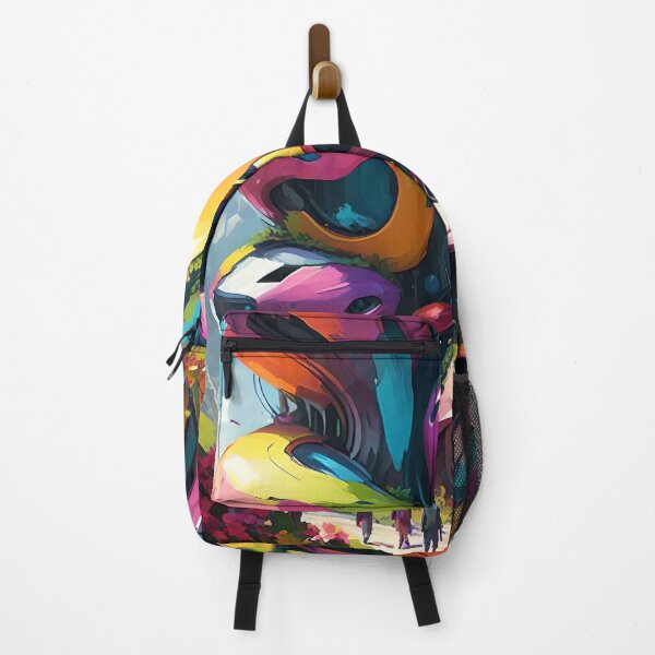 Item preview, Colorful Abstract City Art designed and sold by Esterlane.