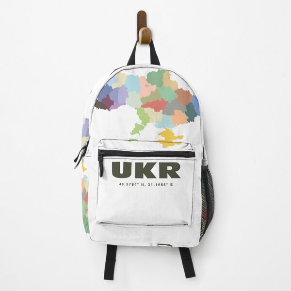 Item preview, Ukraine Map - UKR ISO Code Wall Art designed and sold by CartoPrints.