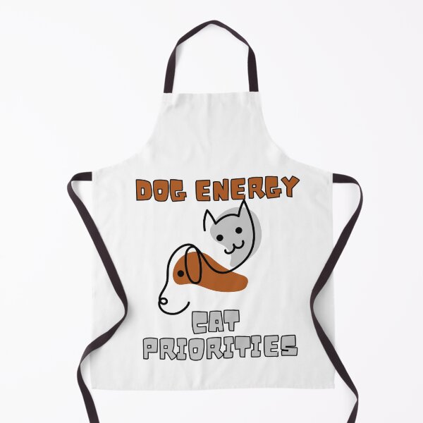 Item preview, Dog energy, Cat priorities – mixed personality vibes tee designed and sold by CleanDecor.