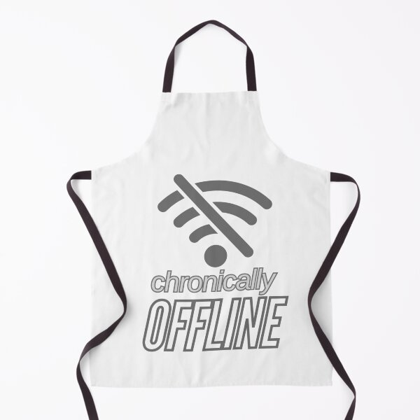 Item preview, Chronically offline – anti-social mood statement tee designed and sold by CleanDecor.