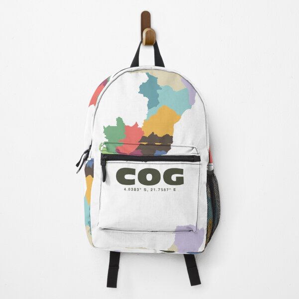 Item preview, Republic of the Congo Map - COG ISO Code Wall Art designed and sold by CartoPrints.