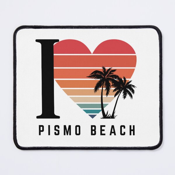 Item preview, I ❤️ Pismo Beach - Retro West Coast Beach Vibes designed and sold by MFGB-Creations.
