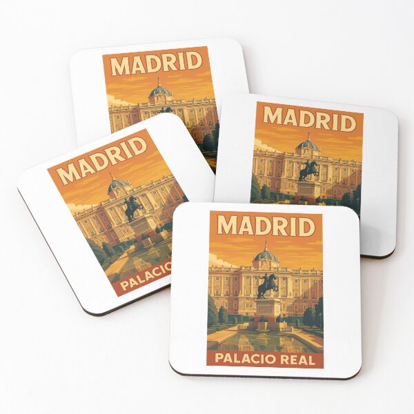 Item preview, MADRID Spain PALACIO REAL Vintage Poster and Greeting Card designed and sold by Earth Celebration Designs.