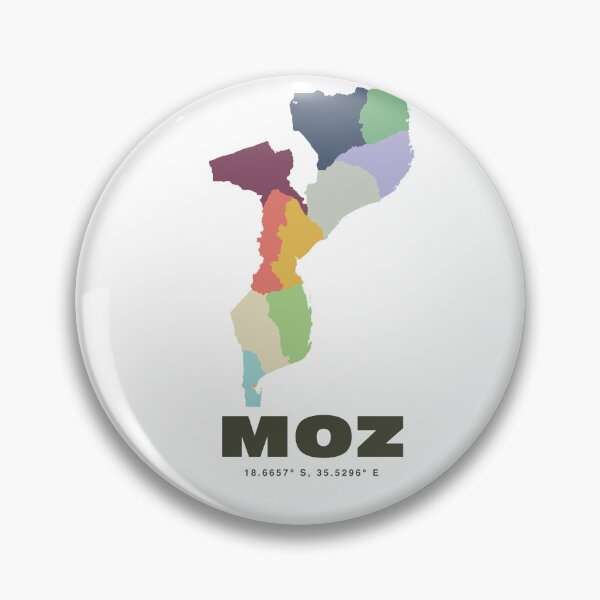 Item preview, Mozambique Map - MOZ ISO Code Wall Art designed and sold by CartoPrints.