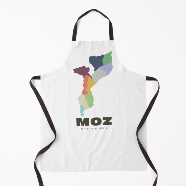 Item preview, Mozambique Map - MOZ ISO Code Wall Art designed and sold by CartoPrints.