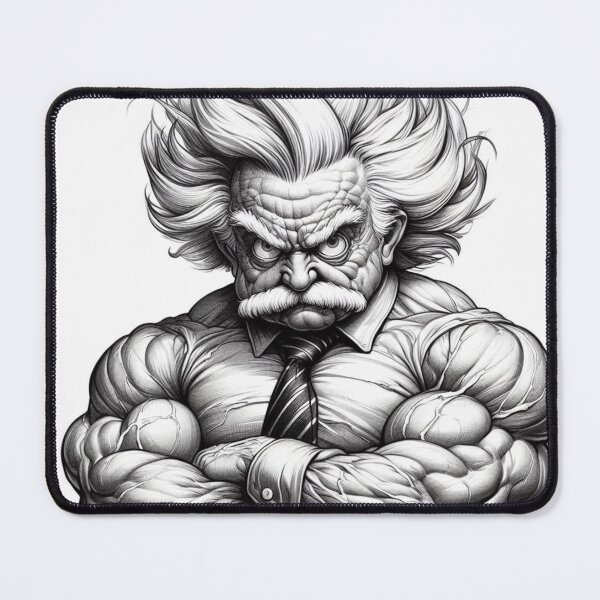 Item preview, Albert Einstein bodybuilder designed and sold by sevenmountains.