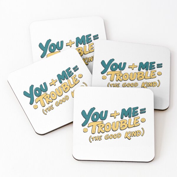 Item preview, You and Me - Good People's Problems - Funny Friendship Design designed and sold by StormArte.