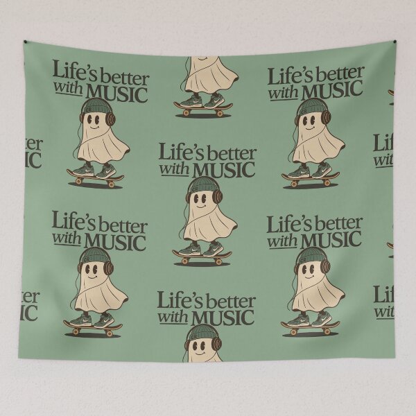 Item preview, Life's Better with Music designed and sold by BurunaMD.