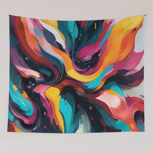 Item preview, Colorful Swirled Abstract Art designed and sold by Esterlane.