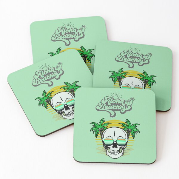 Item preview, Aloha Beach Summer Skull  designed and sold by FanFest.