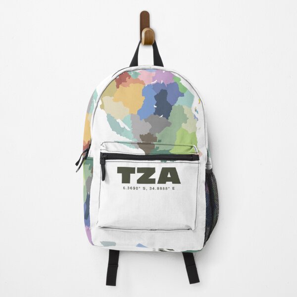 Item preview, Tanzania Map - TZA ISO Code Wall Art designed and sold by CartoPrints.