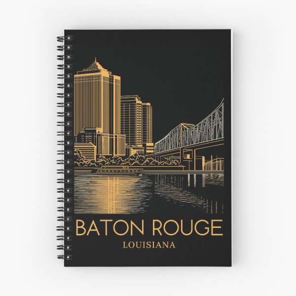 Item preview, A Pop Art Travel Print of Baton Rouge - Louisiana designed and sold by StudioRedKoala.