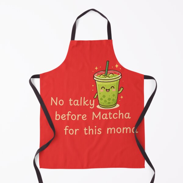 Item preview, No Talky Before Matcha Funny Mom Shirt designed and sold by ButWhyULaughing.