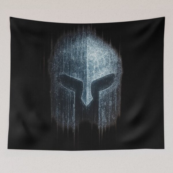 Item preview, Distressed Spartan Helmet Design designed and sold by Charisma Enigma.