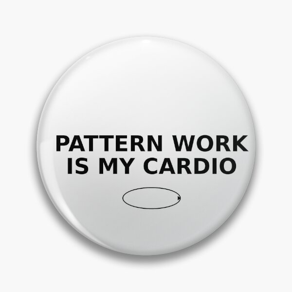 Item preview, Pattern Work Is My Cardio – Funny Pilot Shirt designed and sold by thameister.