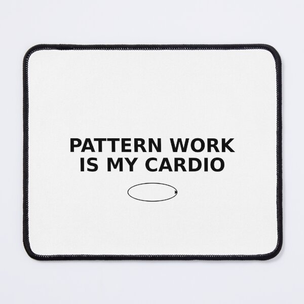 Item preview, Pattern Work Is My Cardio – Funny Pilot Shirt designed and sold by thameister.
