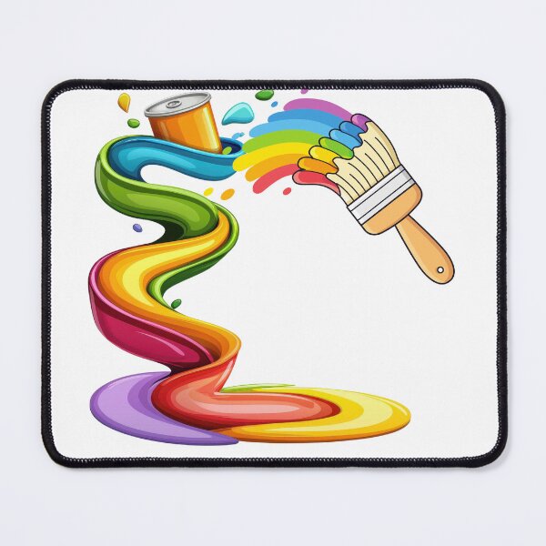Item preview, Rainbow Paint Flow – Creative Color Splash Art designed and sold by Angellacelin.