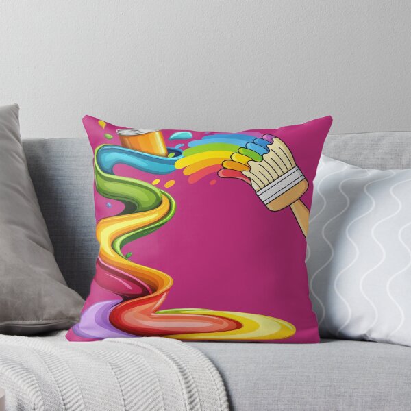 Item preview, Rainbow Paint Flow – Creative Color Splash Art designed and sold by Angellacelin.