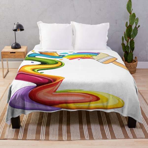 Item preview, Rainbow Paint Flow – Creative Color Splash Art designed and sold by Angellacelin.