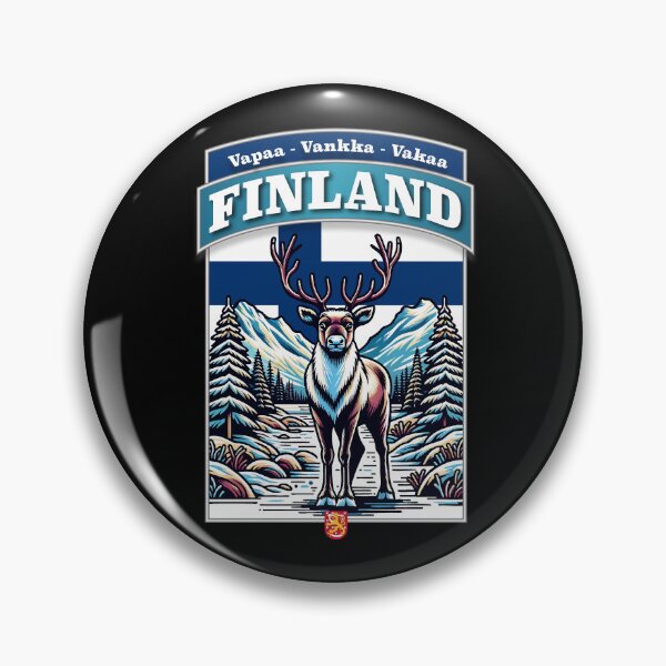 Item preview, Finland Scandinavia Reindeer Europe designed and sold by NPStudio.