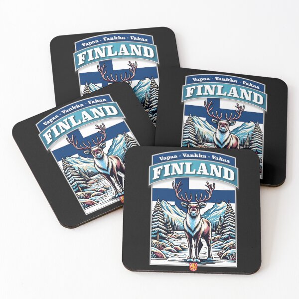 Item preview, Finland Scandinavia Reindeer Europe designed and sold by NPStudio.