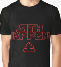 Sith Happens - Star Wars - Wortwitz Graphic T-Shirt