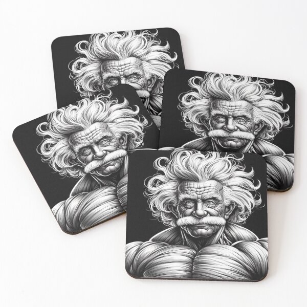 Item preview, Albert Einstein bodybuilder designed and sold by sevenmountains.