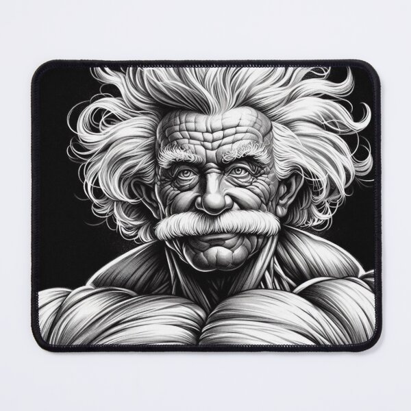 Item preview, Albert Einstein bodybuilder designed and sold by sevenmountains.