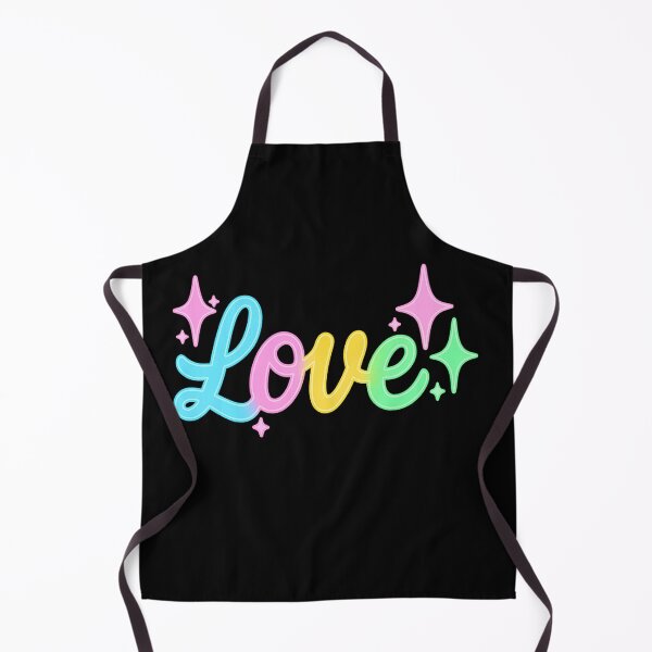 Item preview, Neon Love Typography with Colorful Glow and Sparkles designed and sold by Inspired by CarMa.
