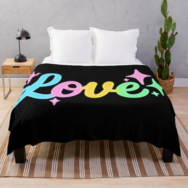 Item preview, Neon Love Typography with Colorful Glow and Sparkles designed and sold by Inspired by CarMa.